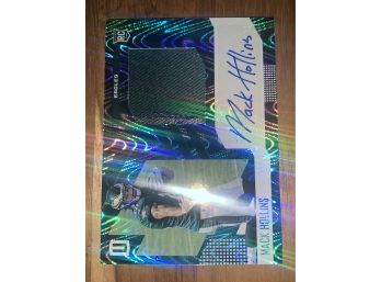 RARE 11/25!!  2017 PANINI UNPARALLELED MACK HOLLINS RPA ROOKIE PATCH AUTO