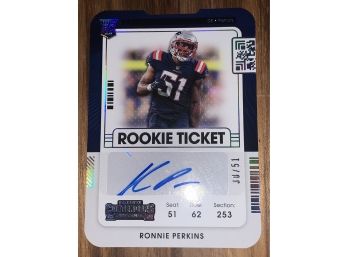 38/51!!  2021 PANINI CONTENDERS ROOKIE TICKET AUTOGRAPHED ROOKIE CARD