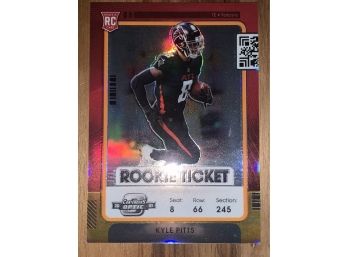 RARE 31/50!!  2021 PANINI CONTENDERS OPTIC ROOKIE TICKET KYLE PITTS ROOKIE CARD