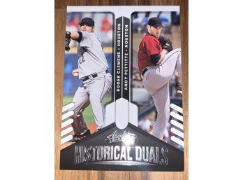 2022 PANINI ABSOLUTE HISTORICAL DUALS ROGER CLEMENS & ANDY PETITTE