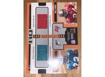202/250 PLAYOFF HONORS ROOKIE QUAD GAME WORN JERSEY