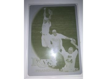1 Of 1 PRINTING PLATE - Rays Franchise History