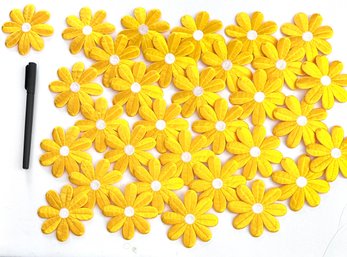 Iron On Lot - Large Yellow Flowers