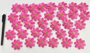 Iron On Lot - Large Pink Flowers