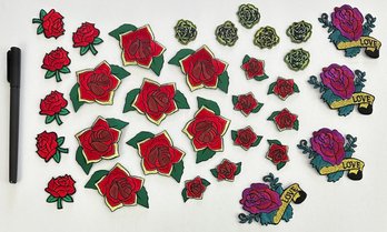 Iron On Lot - Roses Of Various Types
