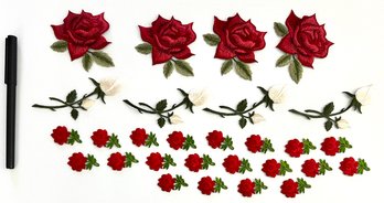 Iron On Lot - Three Types Of Roses