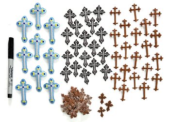 Iron On Lot - A Variety Of Crosses