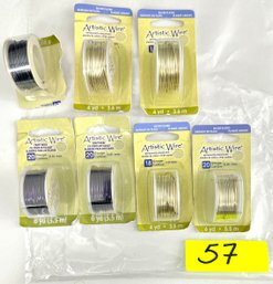7 Dispenser Pack Rolls Of Artistic Wire - Lot 57