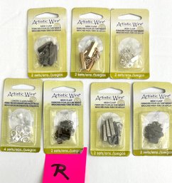 Artistic Wire Mesh Clasps - Lot R