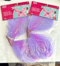 2 Sets Of Fairy Wings For Children - Purple