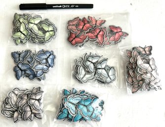 Lot Of  Iron On Transfers - Bunches Of Butterflies