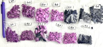 Lot Of Metal Beads - Purples