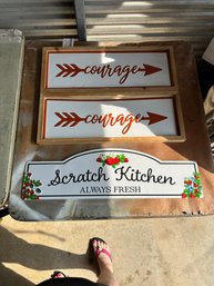 Home Decor - Metal Signs - Scratch Kitchen Etc