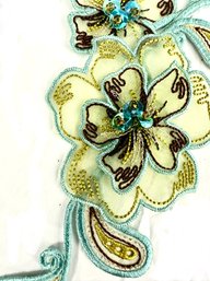 Embroidered  Flower Iron Ons / Transfers - Lot 1