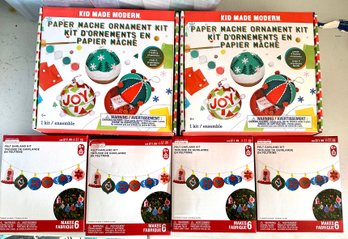 Christmas Craft Kits - Paper Mache Ornaments & Felt Ornament Kits