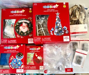 Christmas Craft Kits - Tinsel Tree Kit, Wreath Kit, Etc