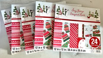 Lot Of 5 Scrapbooking Paper Pads - Christmas Theme
