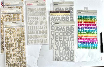 Alphabet Stickers - Letters & Numbers