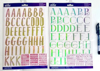 Alphabet Stickers - Letters & Numbers - Sticko