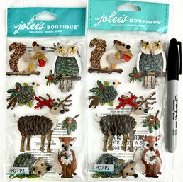 Jolee's Scrapbooking Stickers - Christmas Animals