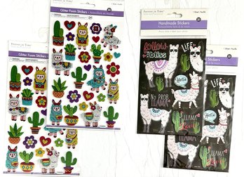 Forever In Time Scrapbooking Stickers -  Llamas