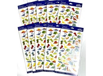 10 Packages Mini Dinosaur Stickers - Sticko