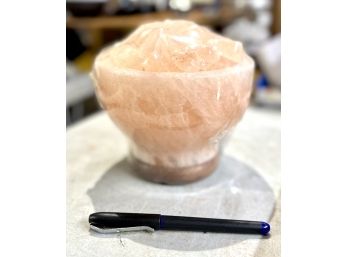 Pink Himalayan Salt Lamp - Needs Bulb - Sealed