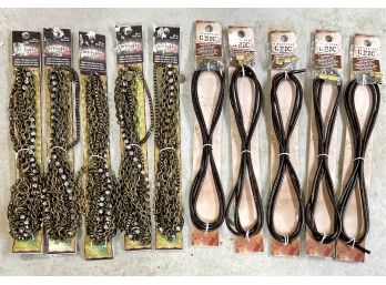 Jewelry Making Lot - Chain & Leather Cords