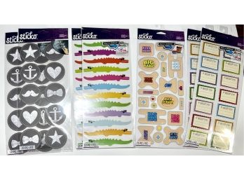 Long (12') Packages Of  Sticko Stickers - Sealed/New