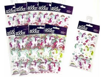 10 Packages Unicorn Stickers - Sticko