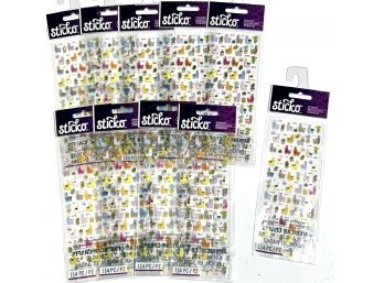 10 Packages Tiny Llamas - Sticko Scrapbooking Stickers