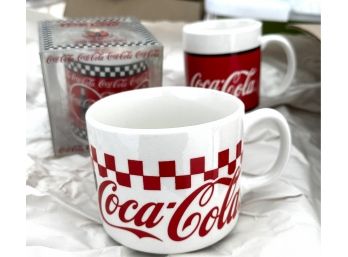 Trio (3) Of Coca Cola Mugs