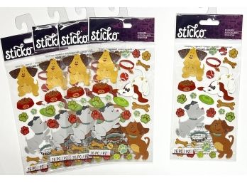 5 Packages Dog/Puppy Stickers - Sticko