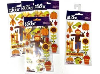 5 Packages Welcome Fall - Sticko Scrapbooking Stickers