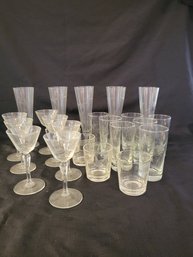 Etched Duck Glasses
