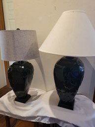 2 Black Lamps