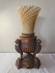 Mid Century Egyptian Revival Griffin Lamp