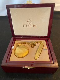 Elgin Quartz Pocket Watch