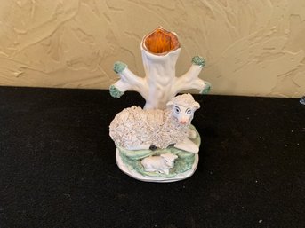 Staffordshire Sheep Vase