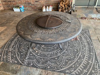 Firepit Table And Rug