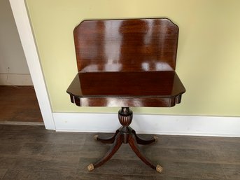 Regency Style Lion Foot Table