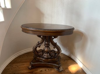 Pecan Brown Oval Table