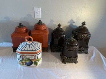 Tuscan Style Canisters