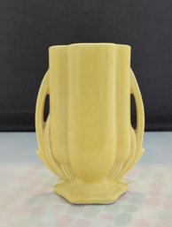 McCoy Small Yellow Art Decor Style Vase