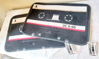 BRAND NEW Audio Tape BATH MATS 80s Decor