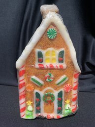 Extra Large Gingerbread House Candle 8 In Tall By 4 In Wide