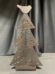 Large Metal Christmas Tree Candle Stand 14' X 6'