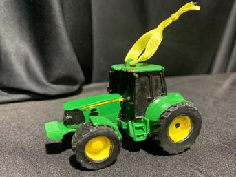 John Deere Green Tractor Ornament 2 In Tall By 3 In Wide Hard Rubber