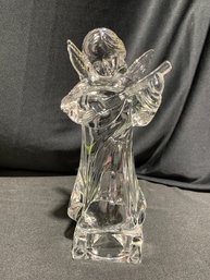 Lovely Glass Angel With Instrument