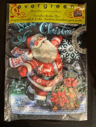 Christmas Flag Still In Package 18x12 In